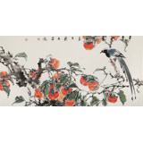 【已售】陳薪名 三尺《事事如意》中美協(xié)會(huì)員 第六屆全國花鳥畫展金獎(jiǎng)獲得者