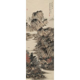 【已售】吳顯剛 《草堂秋聲圖》 貴州七星關(guān)美協(xié)主席