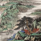 張衍緯  小六尺精品《春山疊翠響流泉》中美協(xié)會(huì)員 遼寧省美協(xié)理事