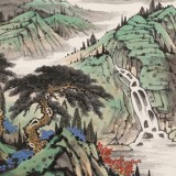 張衍緯  小六尺精品《春山疊翠響流泉》中美協(xié)會(huì)員 遼寧省美協(xié)理事