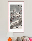 【已售】陳薪名 三尺精品《雪韻》中美協(xié)會員 第六屆全國花鳥畫展金獎獲得者