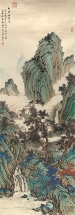 吳顯剛 《松蔭撫琴圖》 貴州七星關美協(xié)主席