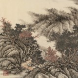 【已售】吳顯剛六尺對開《秋色滿空山》貴州七星關(guān)美協(xié)主席