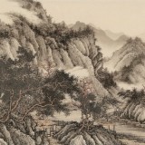 【已售】吳顯剛六尺對開《秋色滿空山》貴州七星關(guān)美協(xié)主席