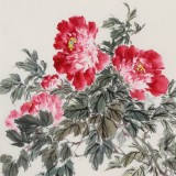 【已售】陳薪名 四尺《富貴大吉》中美協(xié)會員 第六屆全國花鳥畫展金獎獲得者