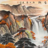 【已售】吳東 小六尺《鴻運(yùn)當(dāng)頭》 著名易經(jīng)風(fēng)水畫家