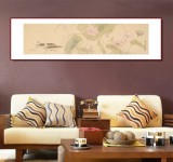 張瑰麗 四尺對(duì)開工筆《和風(fēng)圖》 湖南省美術(shù)家協(xié)會(huì)會(huì)員