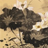 吳顯剛 小六尺《荷氣一塘》貴州七星關美協(xié)主席