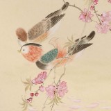 張瑰麗 四尺三開工筆《春江水暖》 湖南省美術(shù)家協(xié)會會員