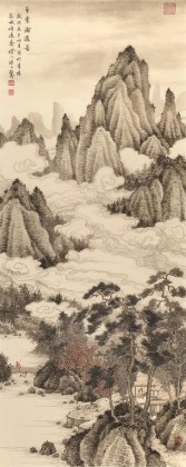 吳顯剛 《草堂論道圖》 貴州七星關(guān)美協(xié)主席