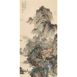 【已售】吳顯剛 《草堂柳蔭圖》 貴州七星關(guān)美協(xié)主席