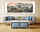 可定制 李碧峰 小六尺《長(zhǎng)城萬(wàn)里圖》 中國(guó)書(shū)畫(huà)家協(xié)會(huì)理事