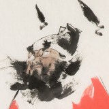 【已售】連紅武 四尺三開《鎮(zhèn)宅圖》 徐悲鴻畫院華北分院副院長(zhǎng)