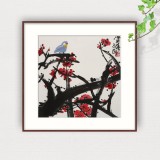 王永剛 斗方小品《賞春》 78歲國家一級美術師（詢價）