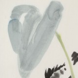 庾超然 四尺三開《有余圖》 黃鶴樓書畫院院長