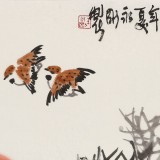 王永剛 三尺斗方《飛鳥(niǎo)出林》 國(guó)家一級(jí)美術(shù)師