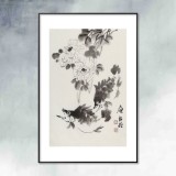 庾超然 四尺三開《有余圖》 黃鶴樓書畫院院長