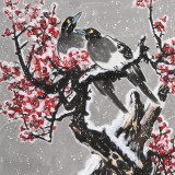 【已售】王永剛 三尺《喜上眉梢》 國(guó)家一級(jí)美術(shù)師