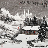 王永剛 四尺斗方《銀色家園》 國家一級美術(shù)師（詢價）