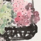 庾超然 四尺三開《碩果圖》 黃鶴樓書畫院院長(zhǎng)