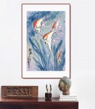 王永剛 四尺三開(kāi)《銀燕》 78歲國(guó)家一級(jí)美術(shù)師（詢價(jià)）